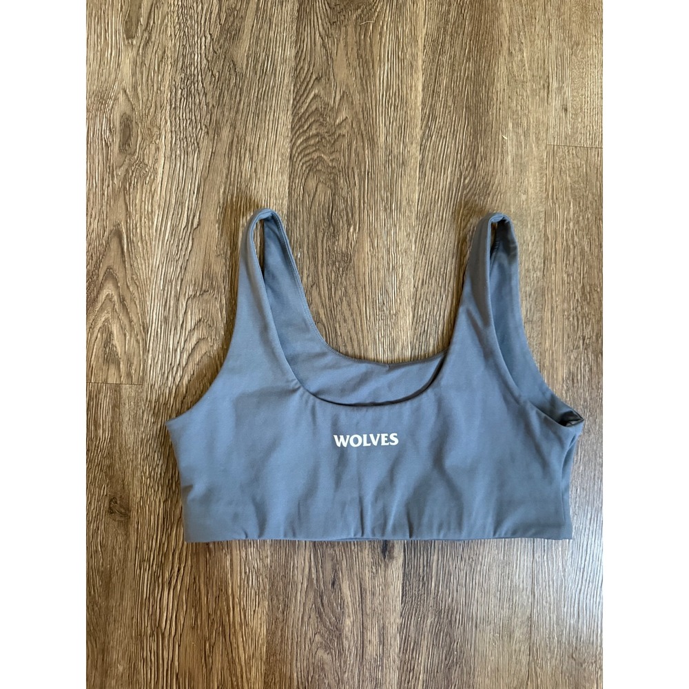 Darc Sport SHE Soto Energy Bra Dark Blue Wolves Graphic Sports Bra Large 45/500 - Picture 7 of 8
